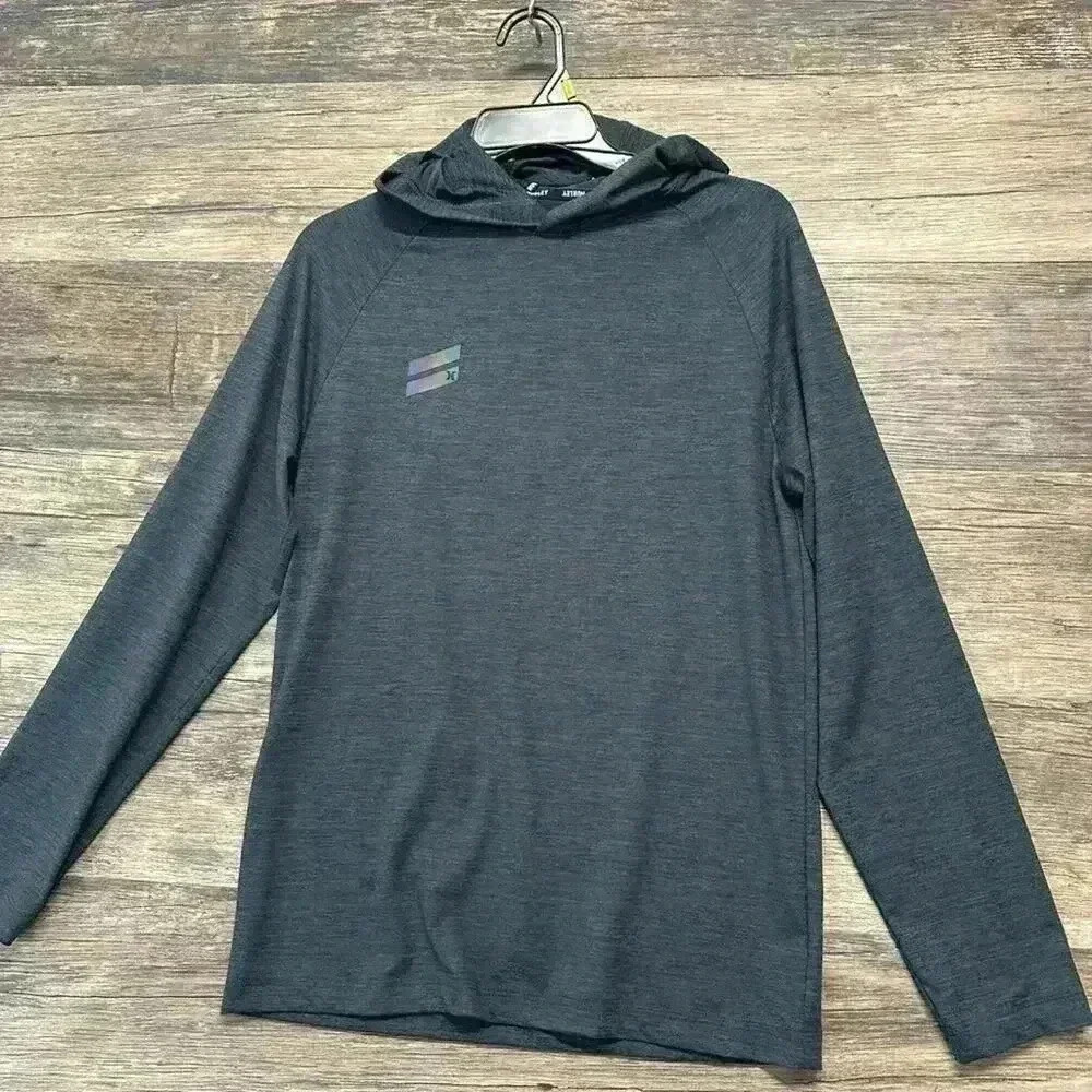 Hurley Dark Gray Long Sleeve Shirt Size Small